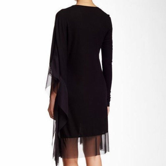 BCBGMAXAZRIA Black GEA A Knit Tunic Shirt - Picture 3 of 8